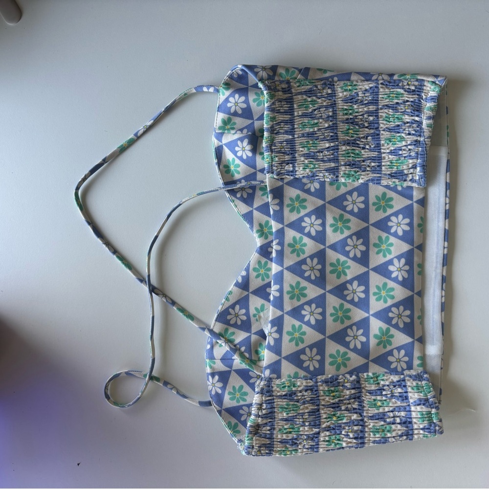 Zara Multicolor Patterned Top - Picture 2 of 5